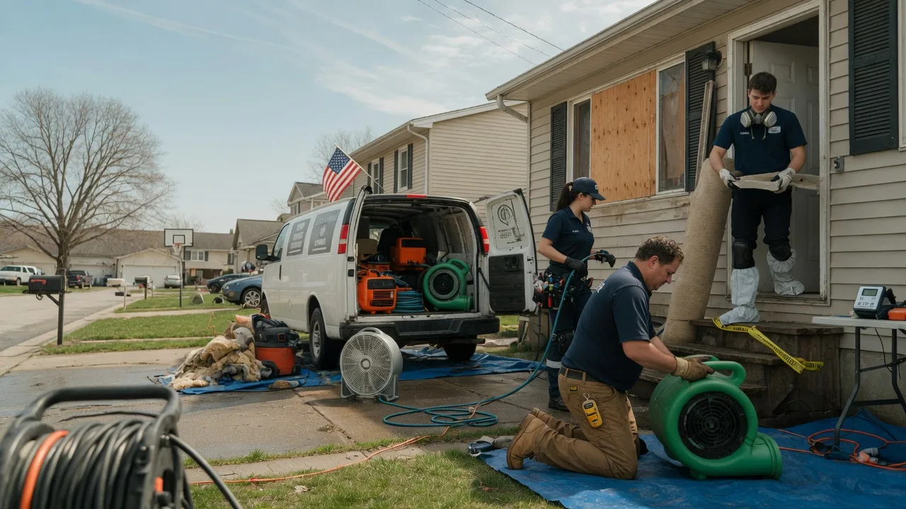 Water Damage Restoration in Great Lakes, IL near me